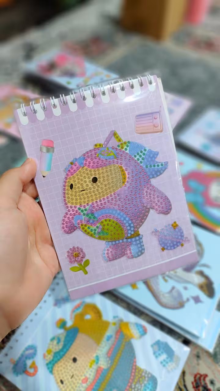 نقاشی الماسی دفترچه ای