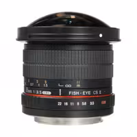 لنز سامیانگ Samyang 8mm f/3.5 HD Fisheye Lens with Removable Hood for Canon