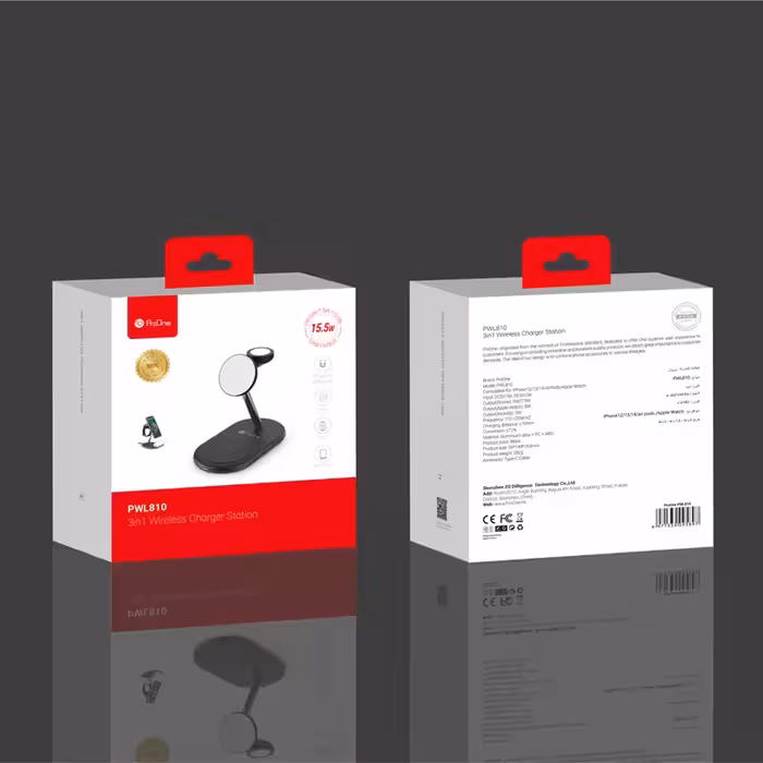 شارژر بی سیم 3 در 1 پرووان مدل PWL810