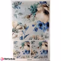 دکوپاژ برنجی(الیافی)پشت چسب دار ریچ کد 4814