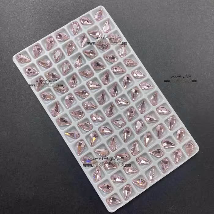 اشک سنگی 6 در 10 ( صورتی ) ورق 84 عددی