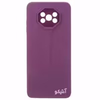قاب ژله ای Porsche Design محافظ لنزدار مناسب برای Xiaomi Poco X3-بنفش