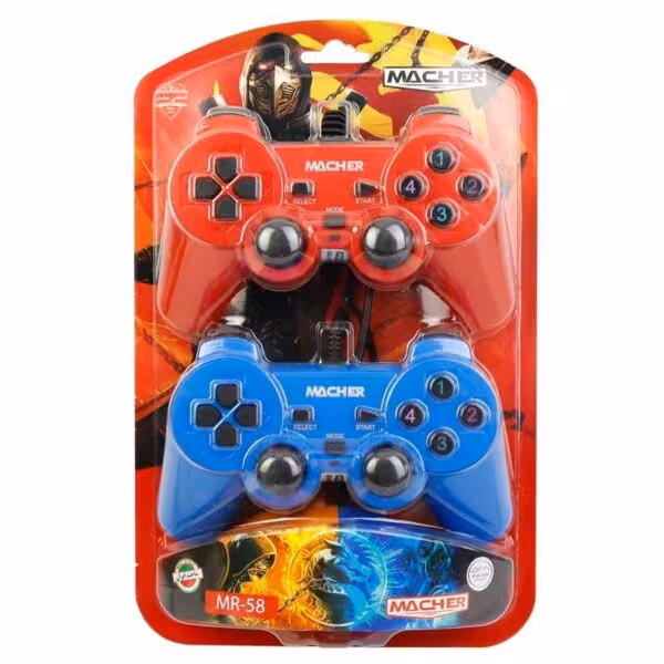 گیم پد MR58 مچر دوبل شوک دار رنگی
