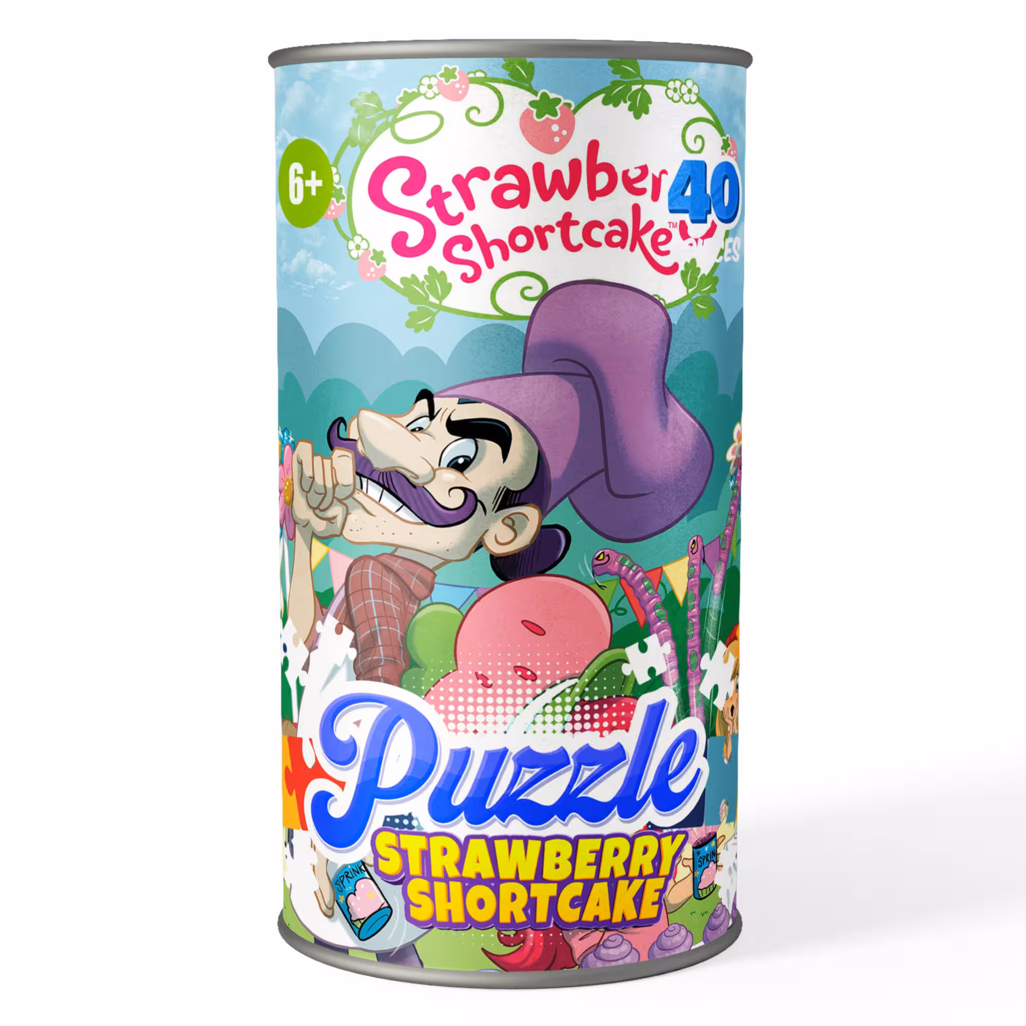 پازل 40 تکه کارتون توت فرنگی کوچولو