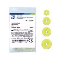 دیسک پرداخت مرکزدار زرد TORVM – POLISHING DISCS 40PCS