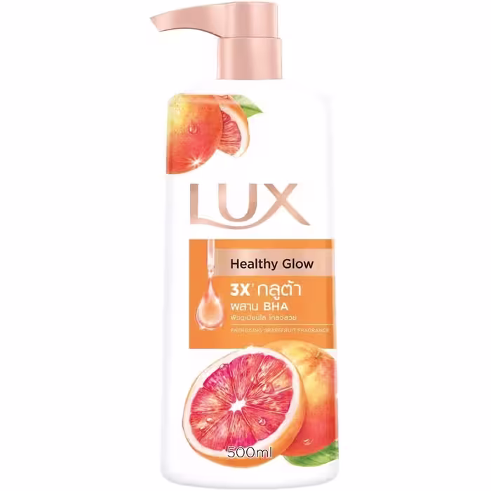 شامپو بدن لوکس حاوی گریپ فروت حجم 500 میل Lux Healthy glow Body Wash