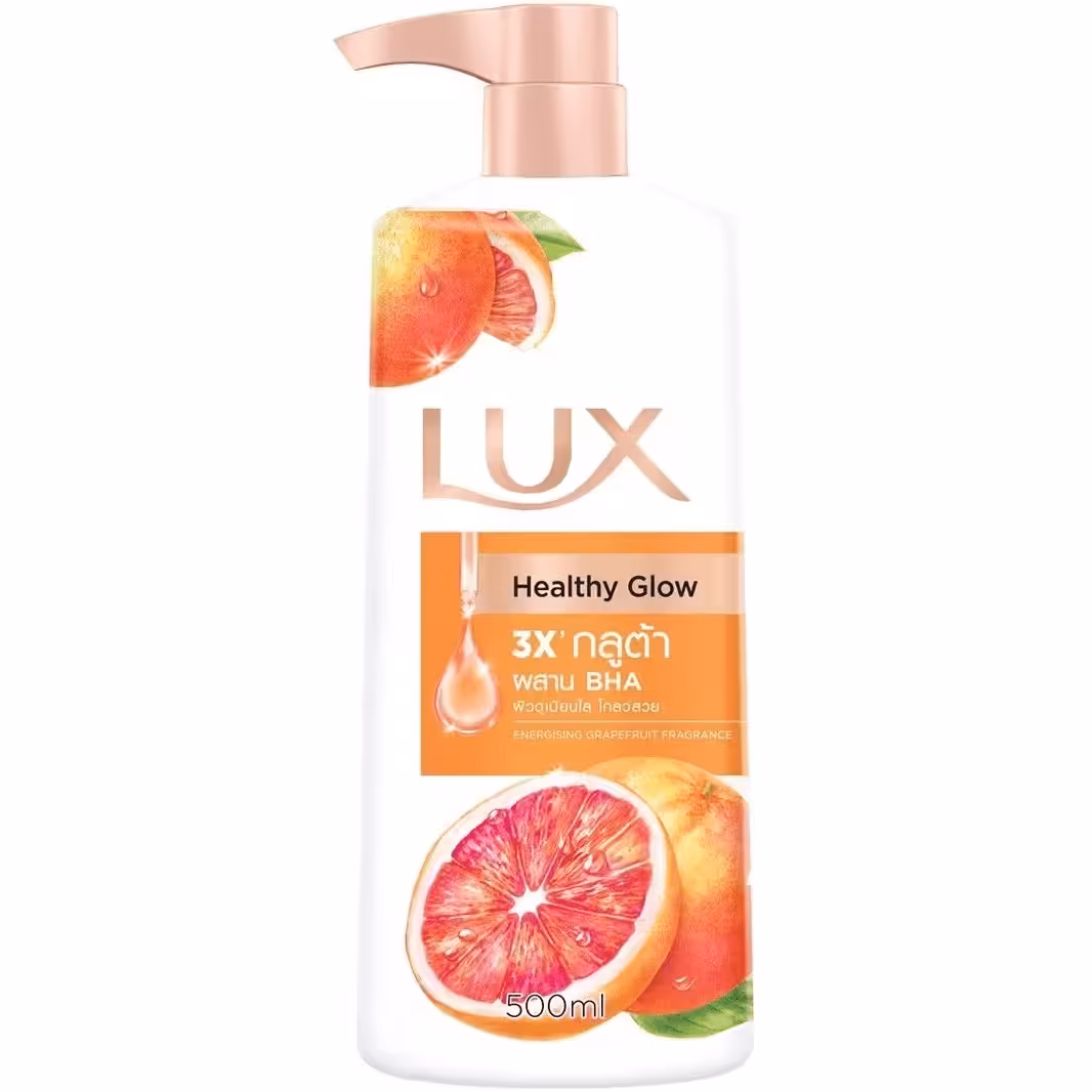 شامپو بدن لوکس حاوی گریپ فروت حجم 500 میل Lux Healthy glow Body Wash
