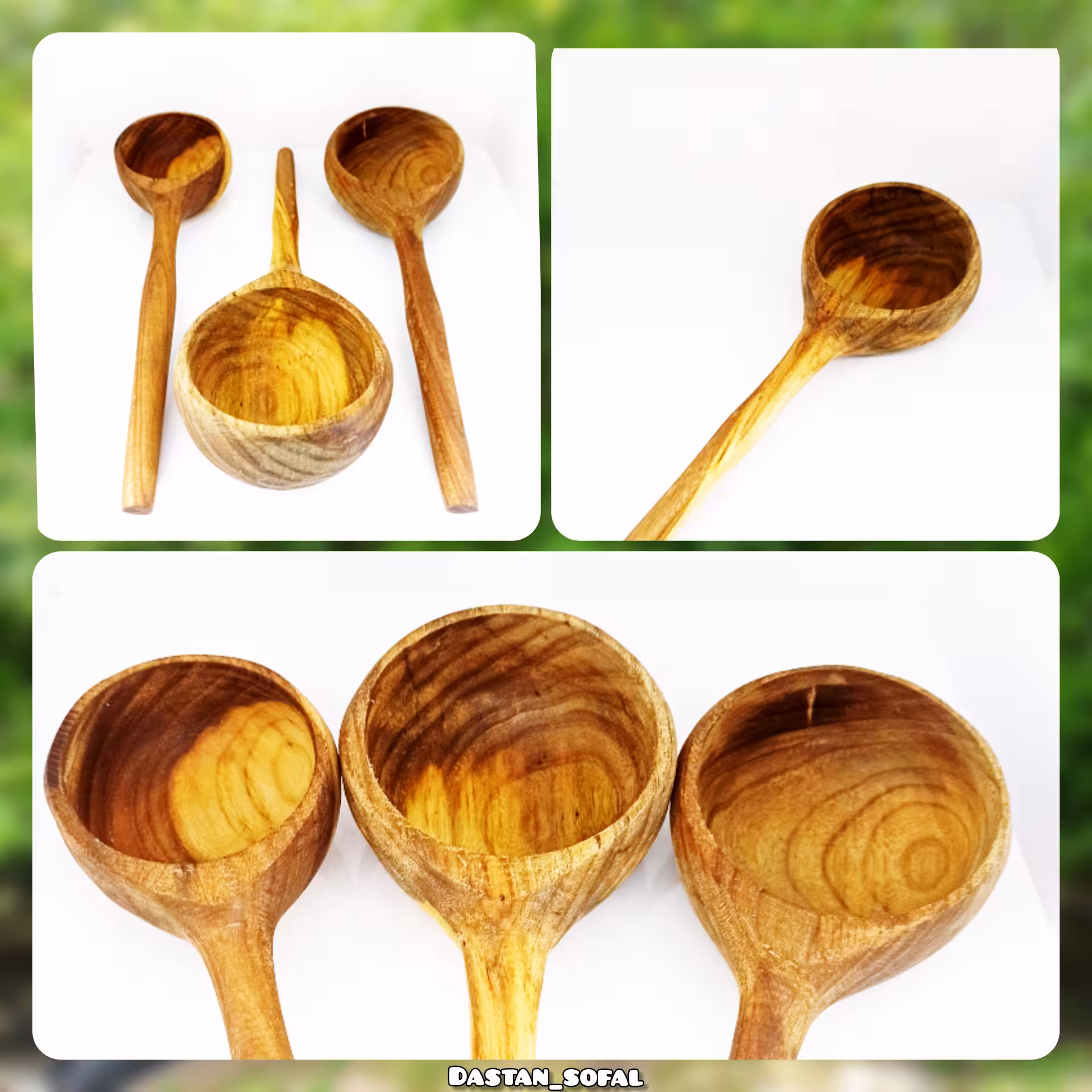 قاشق چوبی چوب گردو