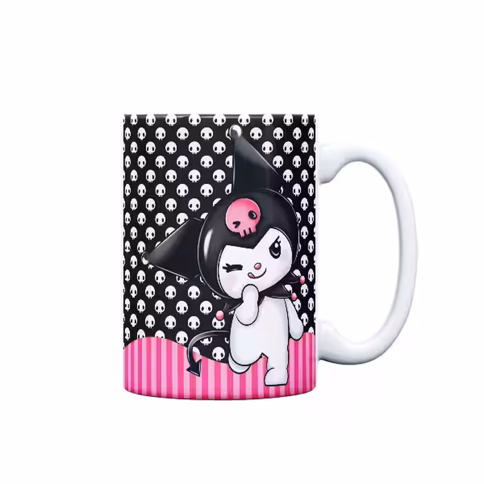 ماگ مدل عروسکی طرح کرومی کد 1322