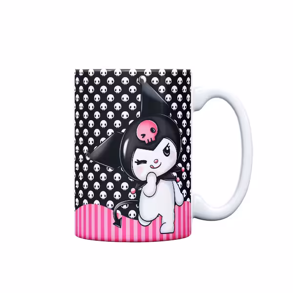 ماگ مدل عروسکی طرح کرومی کد 1322