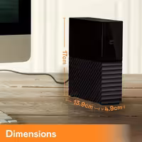 هارد اکسترنال وسترن دیجیتال مدل WD MYBOOK 26TB ظرفیت 26 ترابایت دارای رابط USB