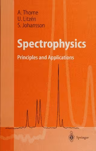 خرید و دانلود نسخه کامل کتاب Spectrophysics Principles and Applications