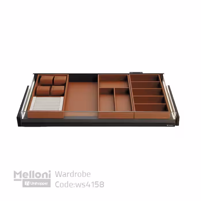 جای زیورآلات چرمی ملونی ws4158 - یراقینو فروش یراق آلات کابینت و درب