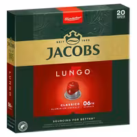 کپسول قهوه جاکوبز مدل Lungo 6 Classico مجموعه 20 عددی | چاوه