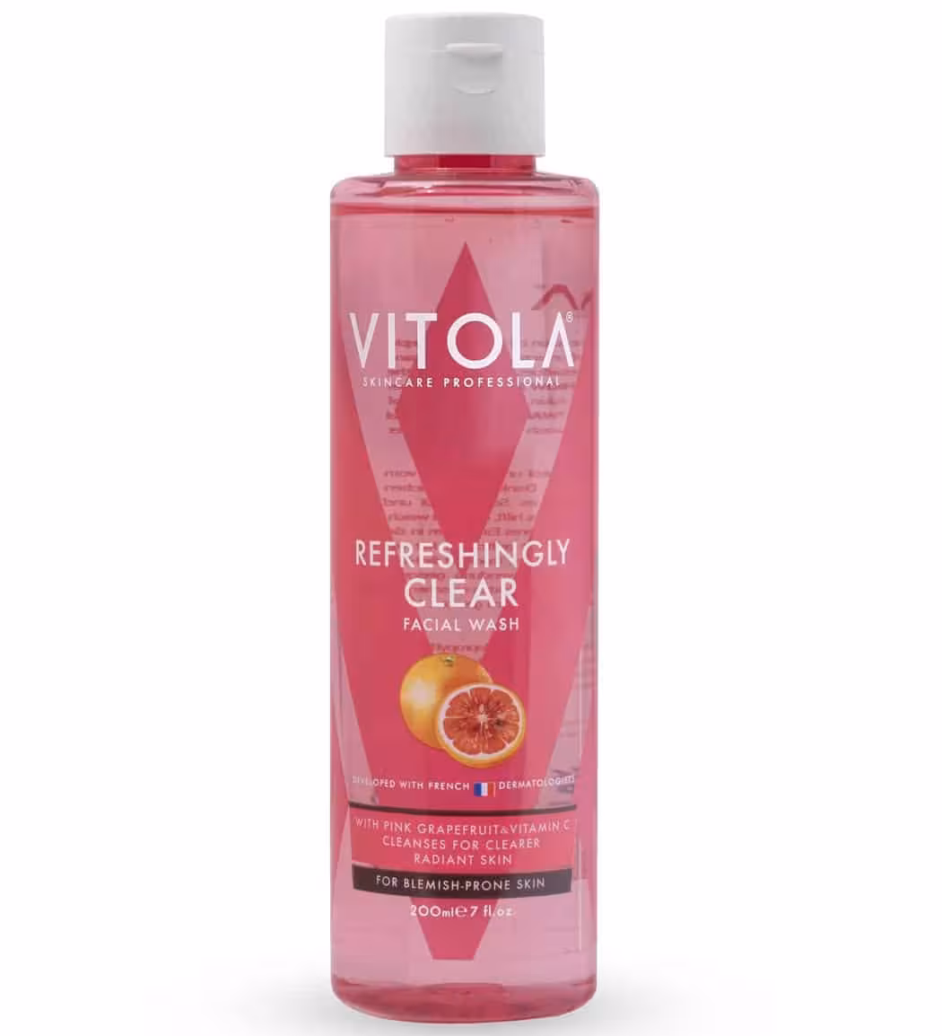 ژل شستشوی صورت گریب فروت ویتولا اصل 200 میل Vitola