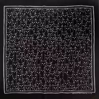 باندانا طرح گربه فانتزی مشکی