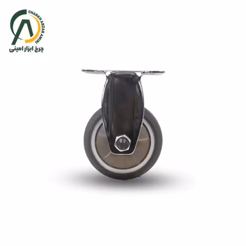 چرخ لوکس بلبرینگی قهوه ای ثابت قطر 30 میلی متر