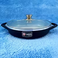 تابه دو دسته گرانیتی سایز 32 برند MGS (ام جی اس).