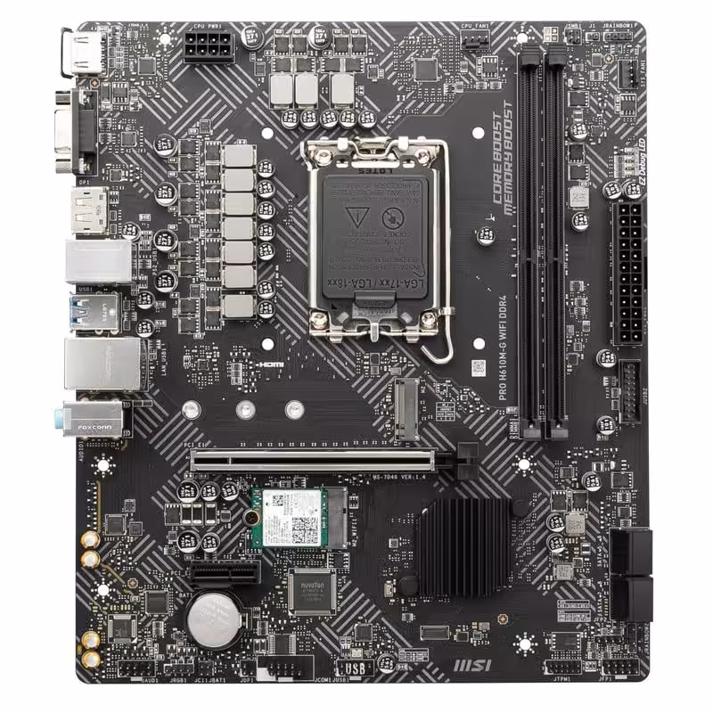 مادربرد ام اس آی مدل MSI PRO H610M-G WIFI DDR4