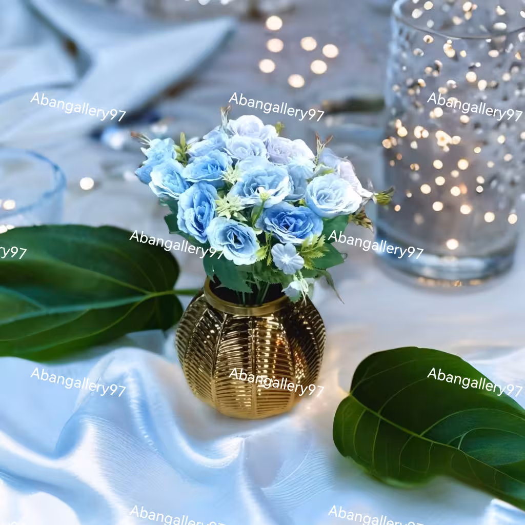 گلدان شیشه ای برکه