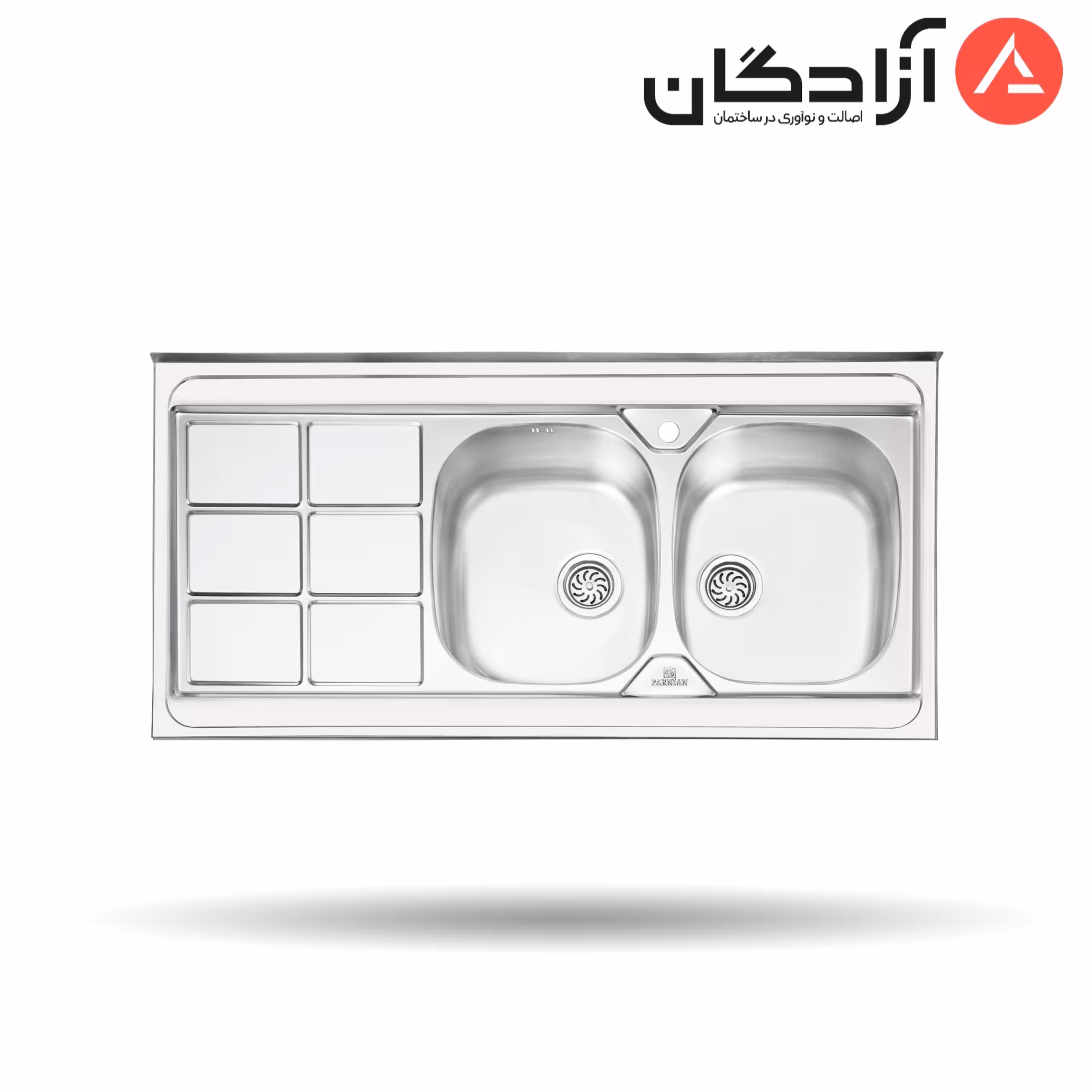 سینک فانتزی روکار پرنیان استیل PS1124