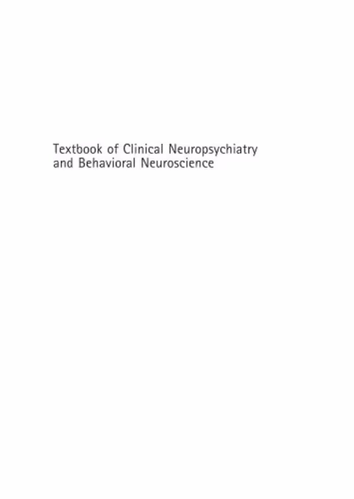 خرید و دانلود نسخه کامل کتاب Textbook of Clinical Neuropsychiatry and Behavioral Neuroscience