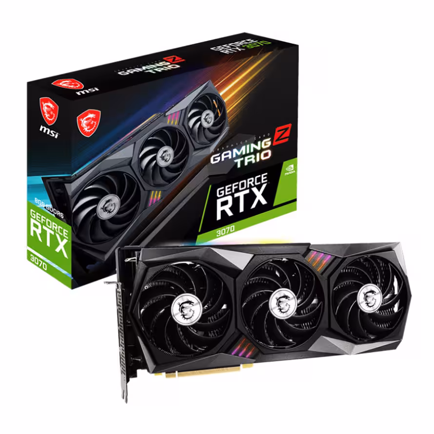 کارت گرافیک گیمینگ ام اس آی RTX 3070 GAMING Z TRIO 8G HHR