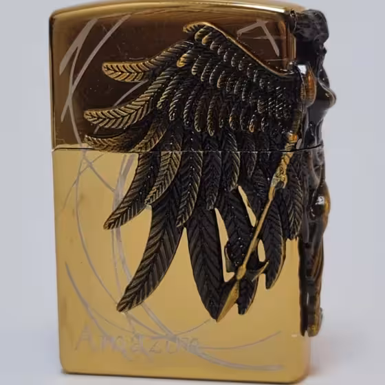 فندک مدل آمازون طلایی