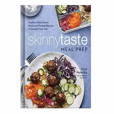 خرید و دانلود نسخه کامل کتاب Skinnytaste Meal Prep Healthy Make-Ahead Meals and Freezer Recipes to Simplify Your Life by Gina Homolka
