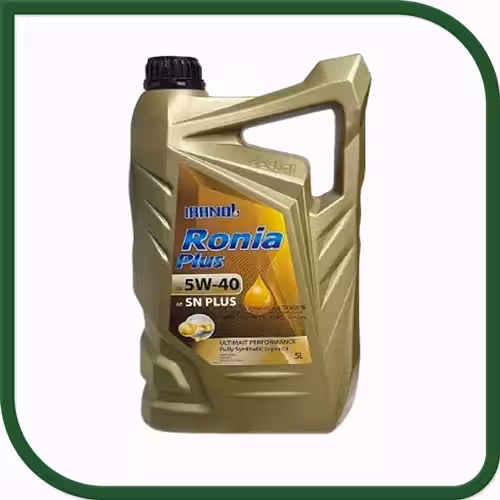 روغن موتور 5W40 ایرانول  SN  رونیا پلاس 5 لیتری پلاستیکی