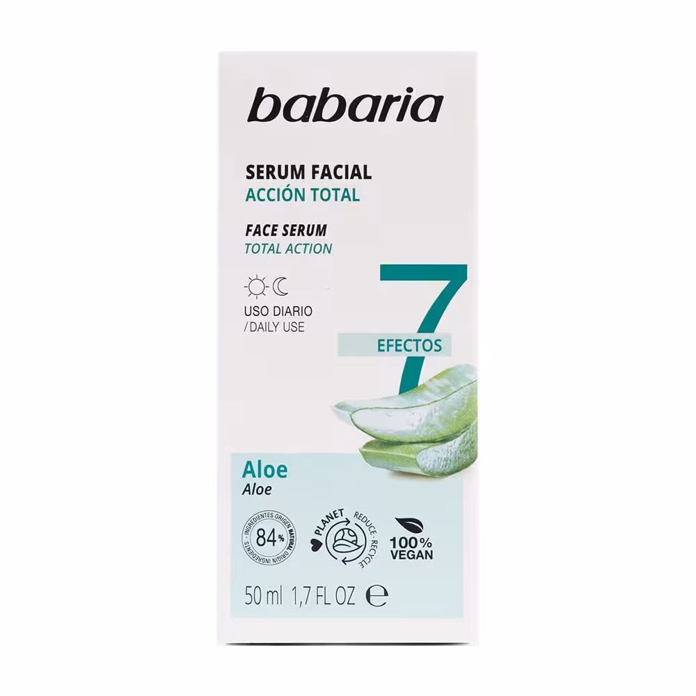 سرم 7 کاره صورت آلوئه ورا باباریا حجم 50 میل