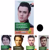 کیت رنگ مو مردانه گارنیک (بدون آمونیاک)در پنج رنگ Garnic Men Hair Color Cream Kit