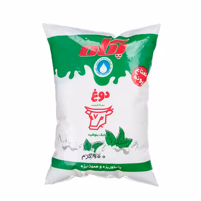 دوغ بدون گاز گرمادیده پگاه 900 گرمی