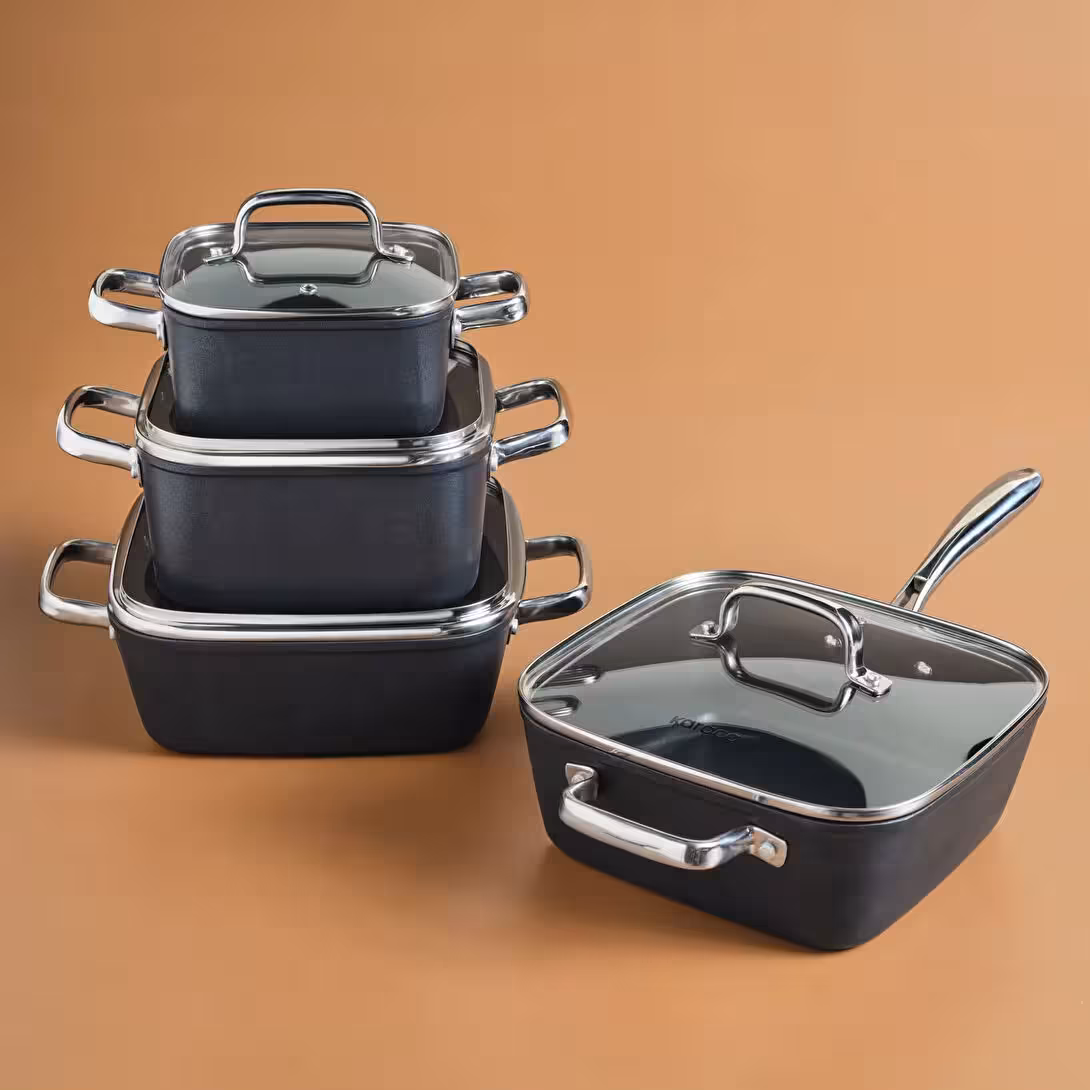 سرویس قابلمه 8 پارچه برند Karaca مدل Biodiamond Master Quattro