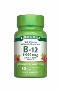 قرص ویتامین B12 مقدار 5000 میکروگرم Nature's Truth ـ بسته 60 عددی
