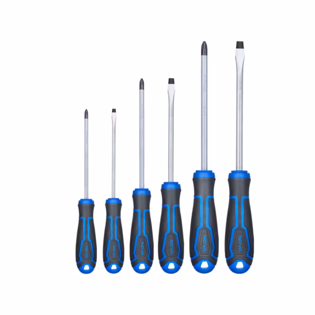 ست پیچ گوشتی دسته پلاستیکی 6 عددی نووا NOVA مدل 1790