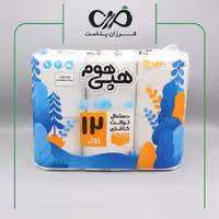 دستمال توالت 12 قلو هپی هوم (تکی)