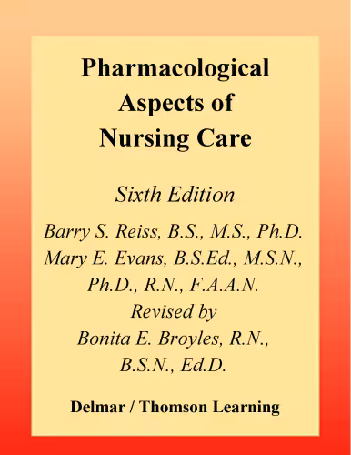 خرید و دانلود نسخه کامل کتاب Pharmacological Aspects of Nursing Care