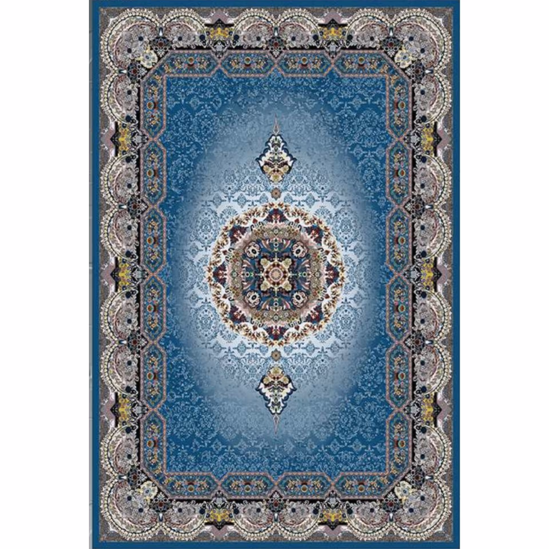 فرشینه مدرن طرح فرش،جنس مخمل هازان، سایز 4 متری ، مناسب برای سالن پذیرایی (کد h310)