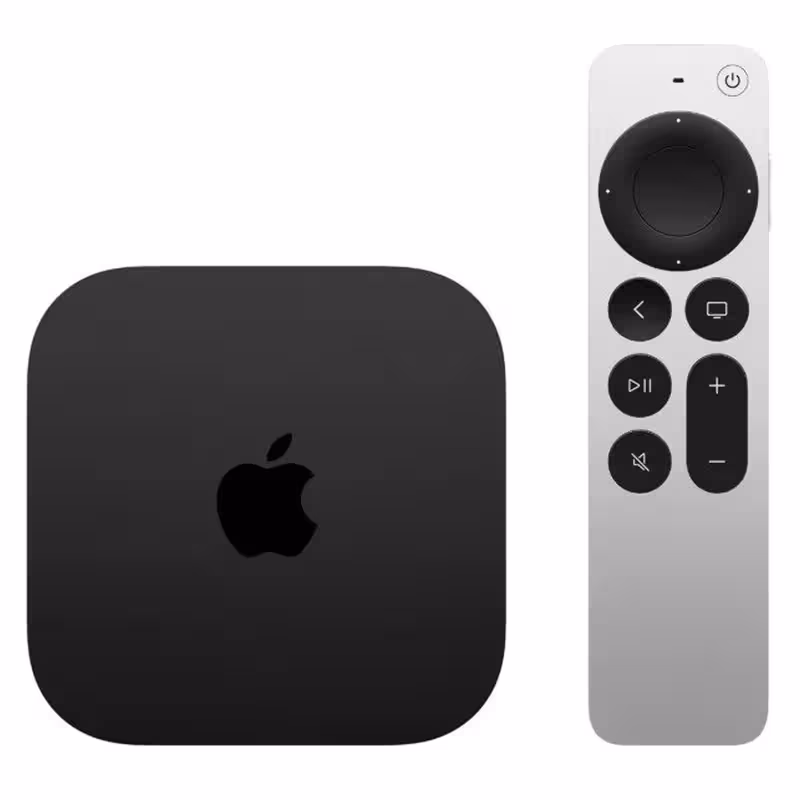 پخش کننده خانگی اپل مدل پخش کننده تلویزیون اپل مدل Apple TV 4K WiFi Ethernet نسل هفتم – 128 گیگابایت(جعبه باز)