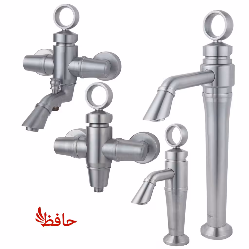 ست شیرالات راسان مدل آنیتا کروم مات