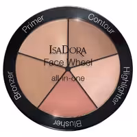 پالت آرایش صورت ایزادورا ISADORA مدل FACE WHEEL | رژ گونه، برنزر، هایلایتر، کانتور، پرایمر