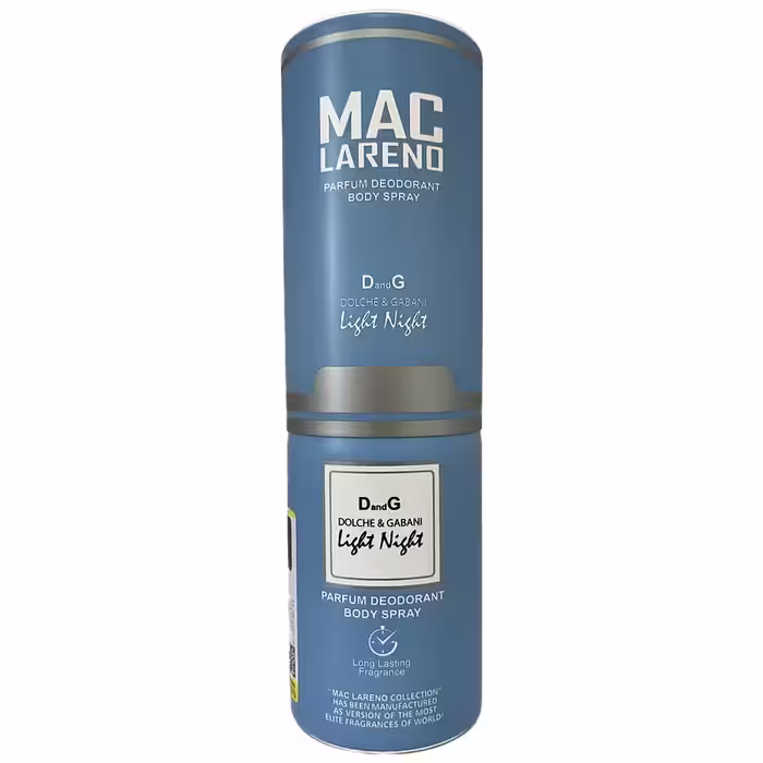 اسپری بدن مردانه مک لارنو مدل Light Blue