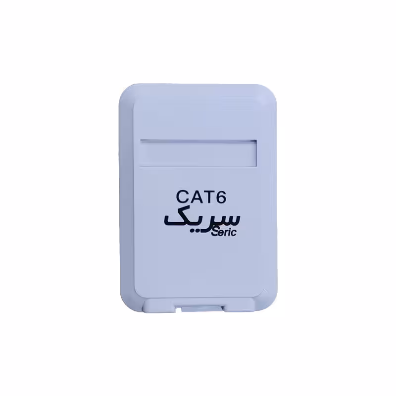 پریز شبکه تک پورت Seric-BOX CAT6