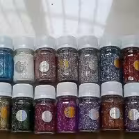 20 رنگ اکلیل قوطی 30 گرمی جور همه رنگ با کیفیت