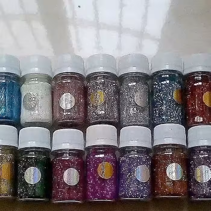 20 رنگ اکلیل قوطی 30 گرمی جور همه رنگ با کیفیت