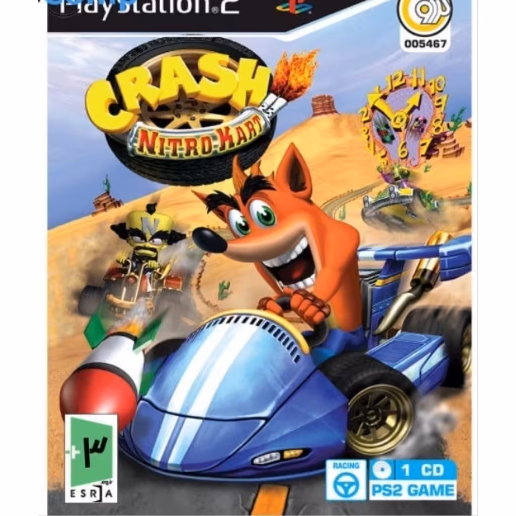 ازی کراش ماشینی بازی Crash Nitro Kart مخصوص پلی استیشن 2
