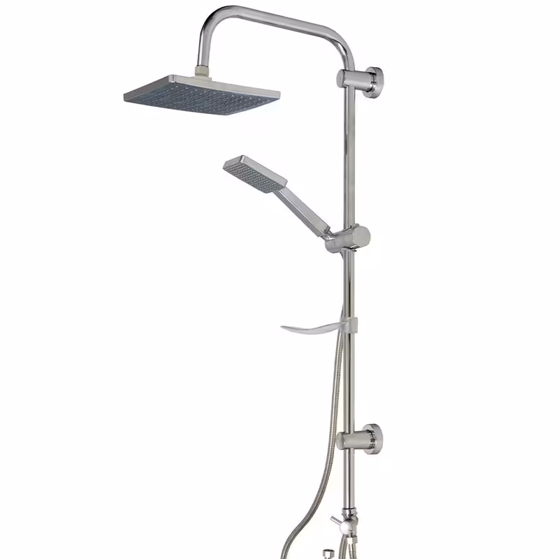 ست 6 عددی شیرآلات  اهرمی اردکی و علم دوش حمام رسوب گیر اتومات