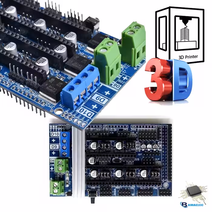 کنترلر پرینتر سه بعدی RAMPS 1.6