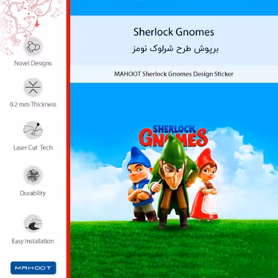 برچسب پوششی ماهوت مدل Sherlock Gnomes مناسب برای گوشی موبایل سامسونگ Galaxy M62